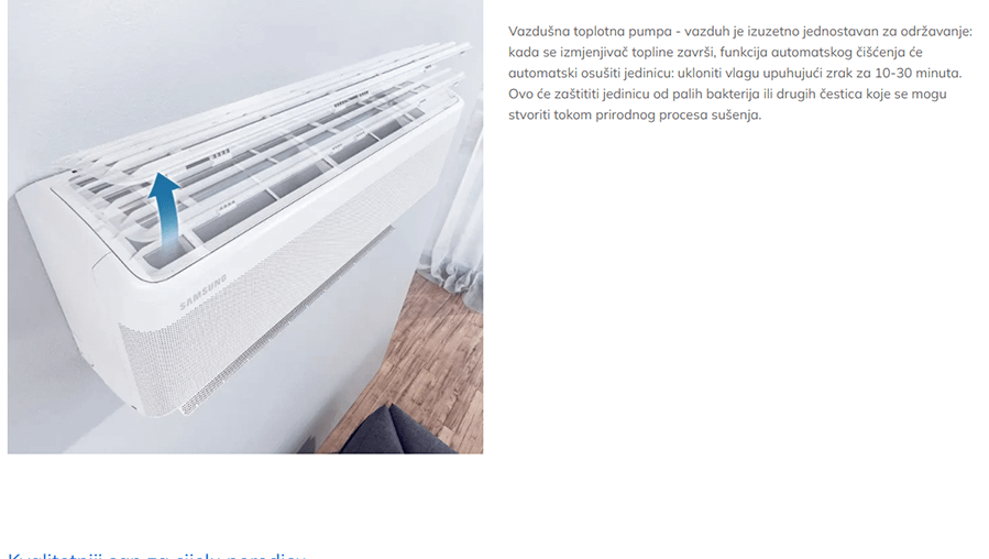 Samsung NORDIC Essential AR12TXFZBWKNEE klima