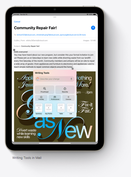Apple iPad mini A17-Pro Wi-Fi 128GB Blue