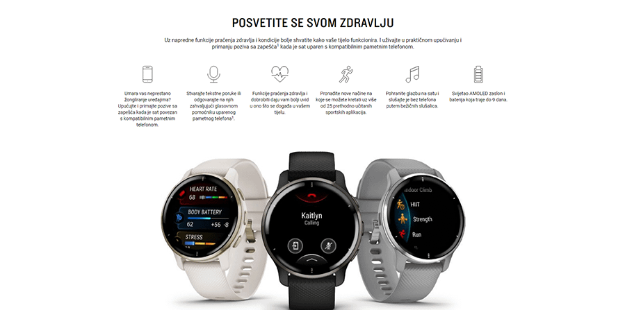 Garmin  Venu 2 plus (Crni)