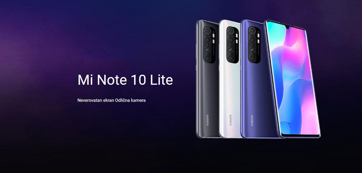 Xiaomi Mi Note 10 Lite 6GB 128GB Midnight Black
