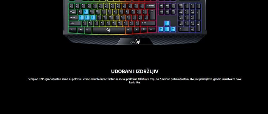 Genius K215 Scorpion Gaming 