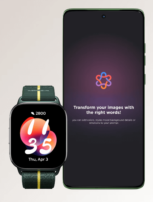 Motorola Moto Watch Fit Trekking Green smartwatch