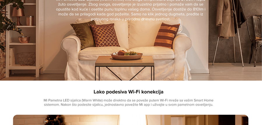 Xiaomi SMART BULB ( WARM WHITE)