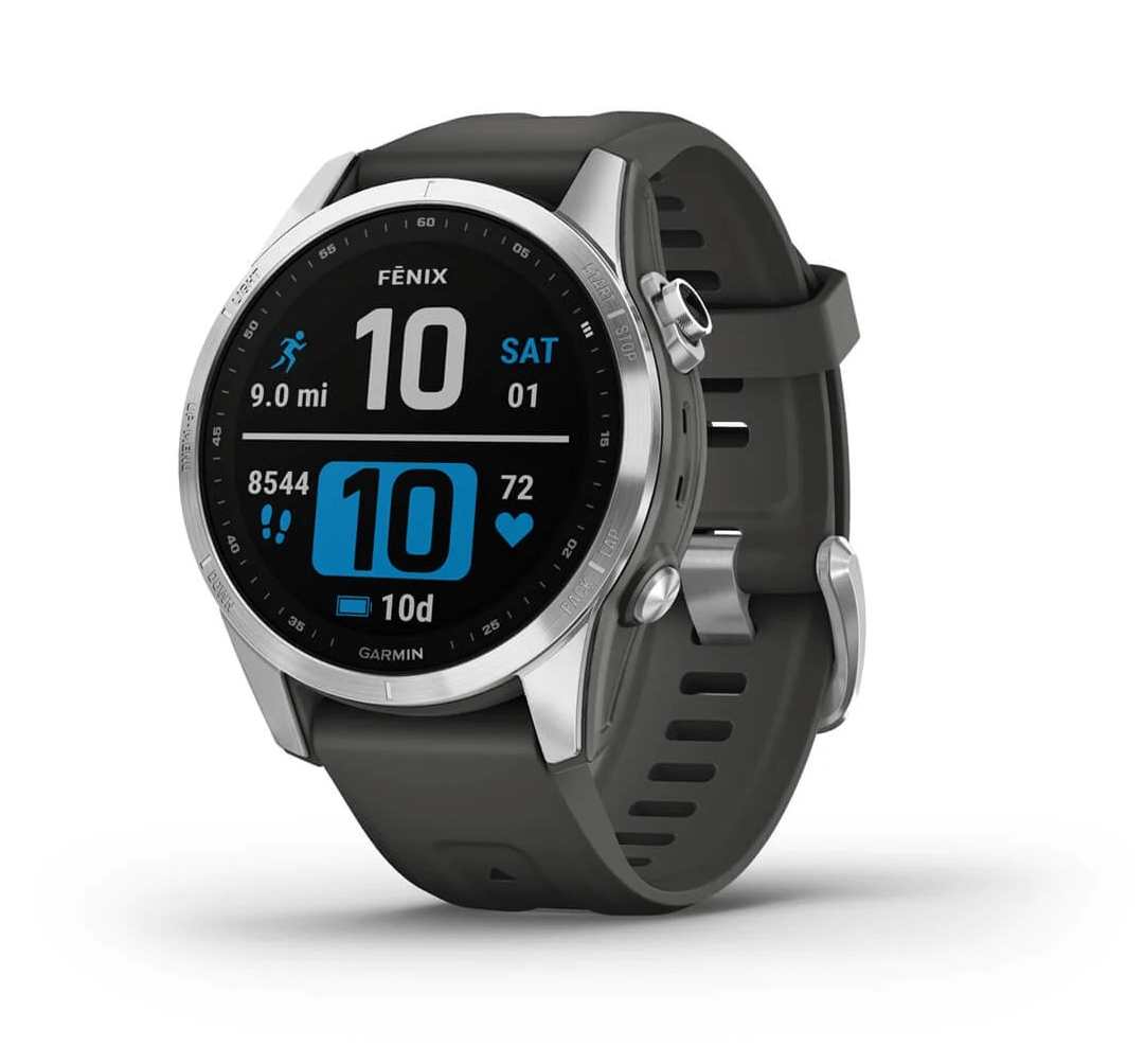 Garmin Fenix 7S Stainless Steel Graphite