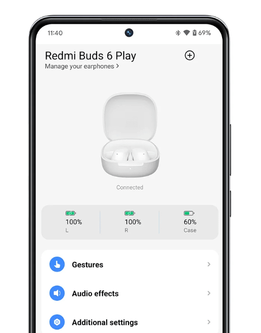 XIAOMI Redmi Buds 6 Play White slušalice