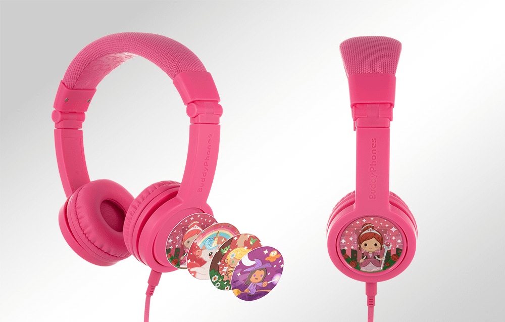 BuddyPhones Explore Plus (roze)