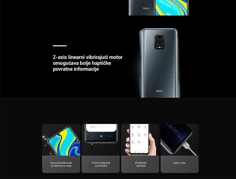Xiaomi REDMI NOTE 9S 6GB 128GB GLACIER WHITE