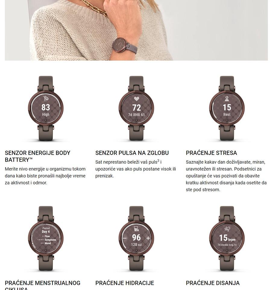 Garmin Lily classic Dark Bronze