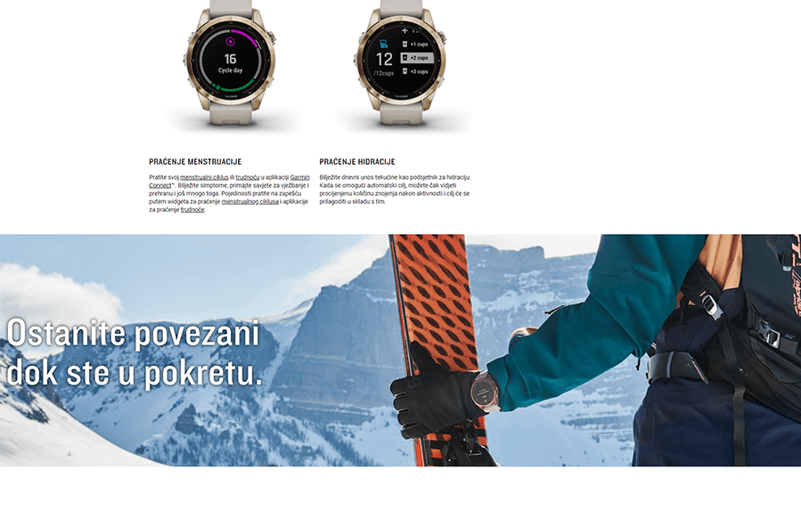 Garmin Fenix 7s Saphire Solar
