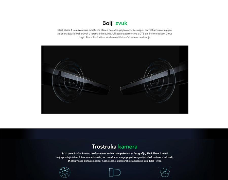 Xiaomi Black Shark 4 Mirror Black 8GB 128GB