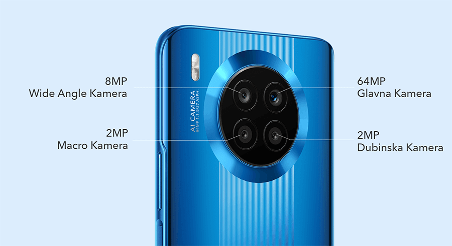 Honor 50 lite 6GB 128GB (Deep Sea Blue)