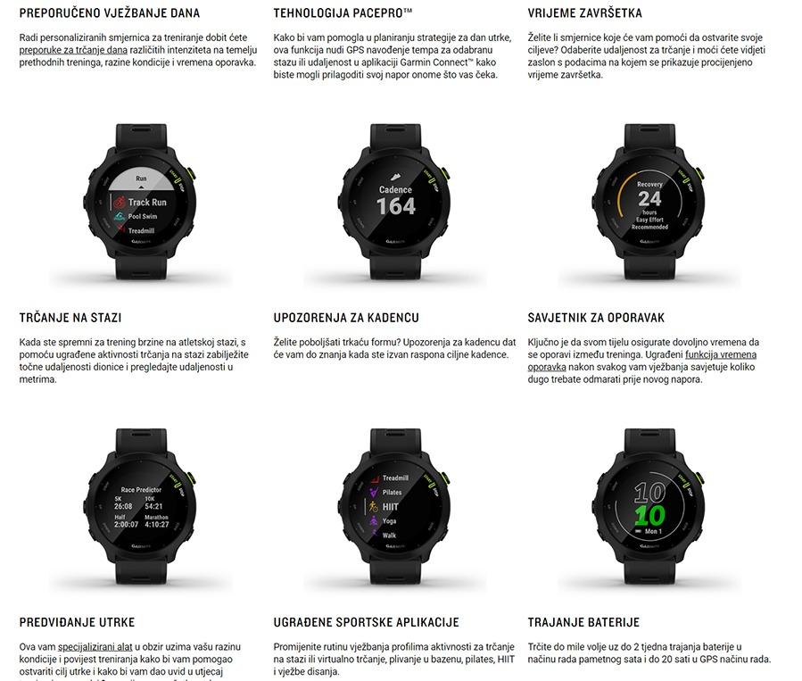 Garmin Forerunner 55 black