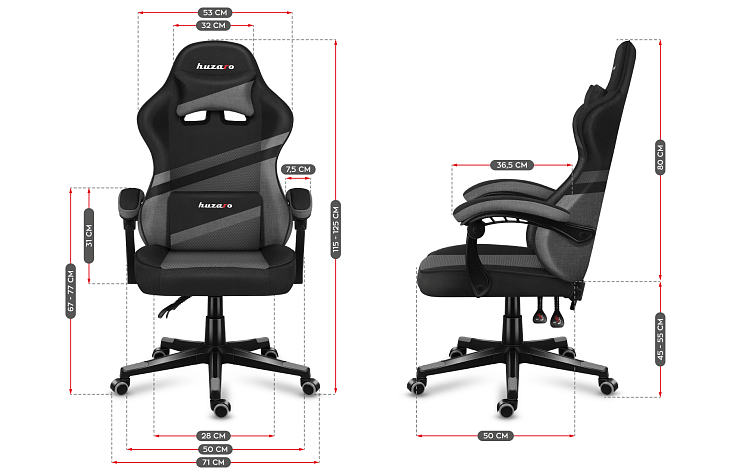 Huzaro Force 4.4 White Mesh