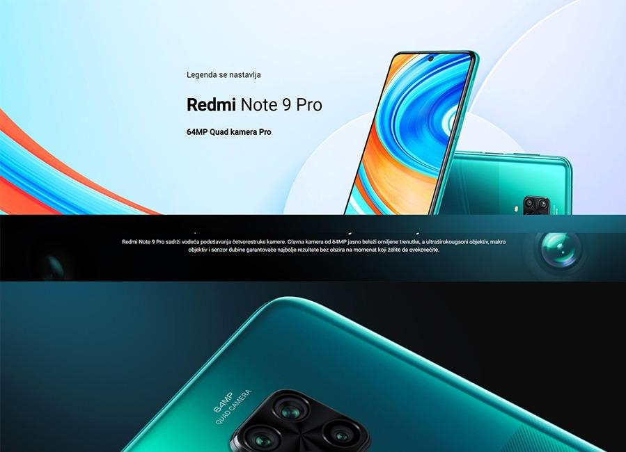 Xiaomi Redmi Note 9 Pro 6GB 128GB Tropical Green