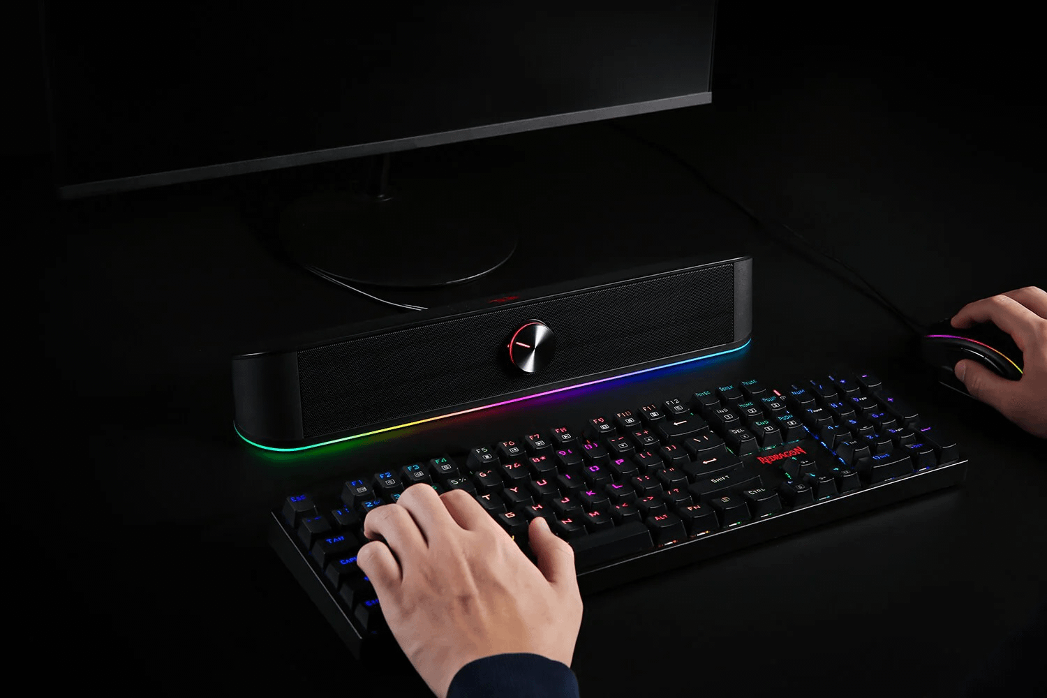 Redragon Adiemus GS560 White gaming soundbar