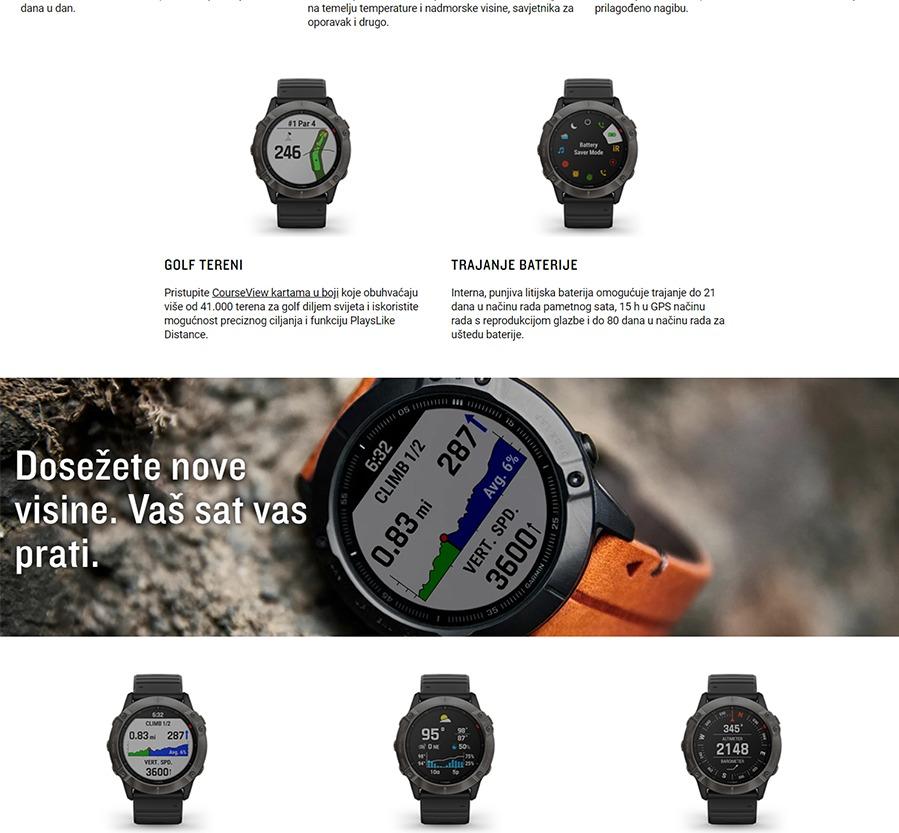 Diferencia garmin fenix 6 online pro y 6x pro