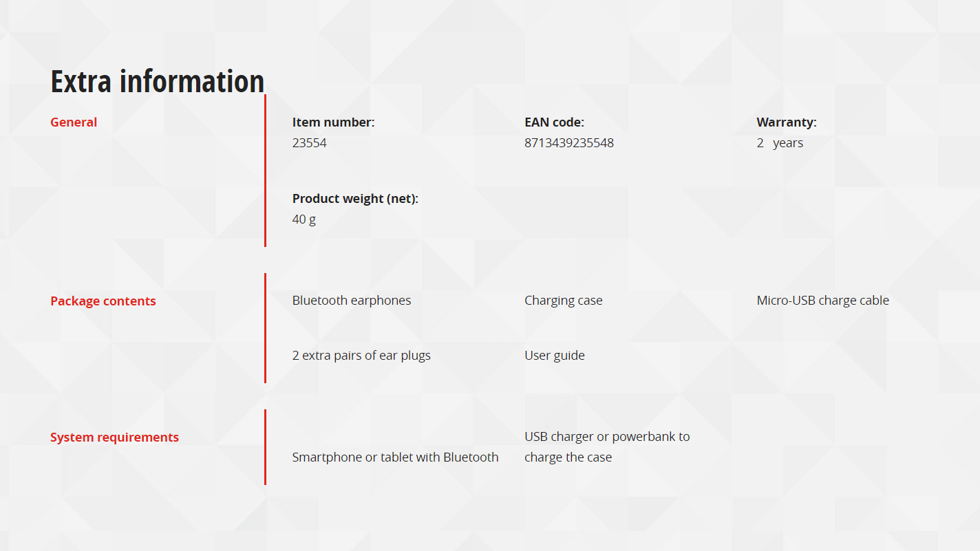 Trust Nika Touch bijele