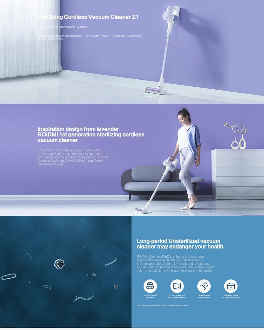 Xiaomi Roidmi Cordless Vacuum Cleaner Z1