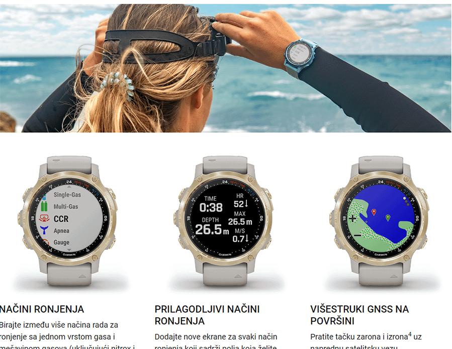 Garmin Descent MK2S (Blue/Sea Foam)