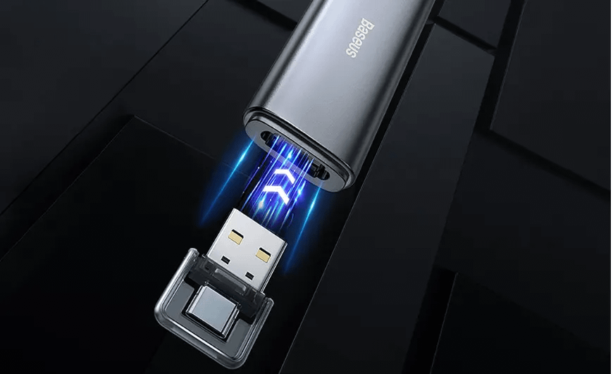 Baseus Orange Dot Wireless Presenter (Red Laser)