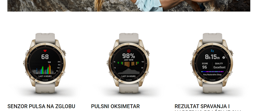 Garmin Fenix 7S Sapphire Solar Edition (Ružičasto-zlatni)
