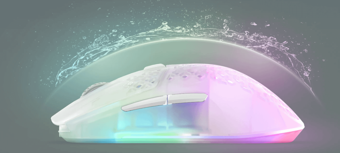 SteelSeries AEROX 3 Wireless Ghost