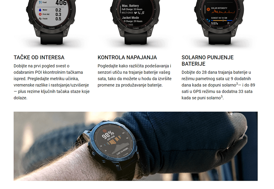 Garmin  Fenix 7X Solar (Slate Gray)