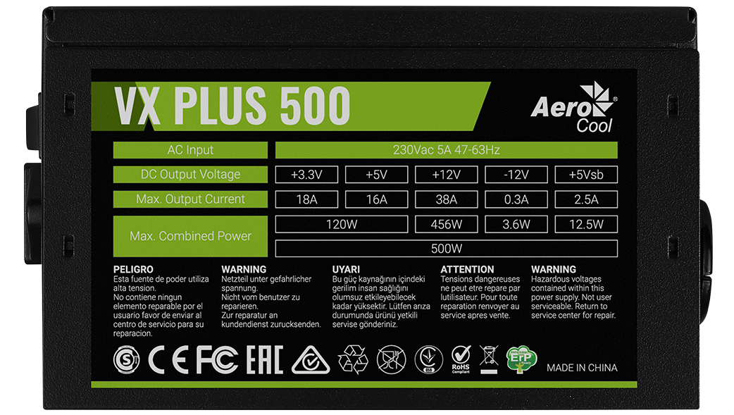 Aerocool VX Plus 500