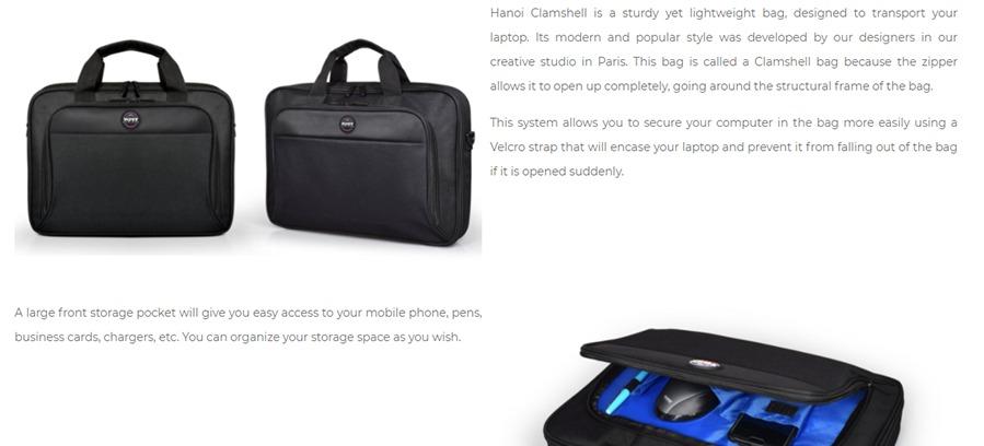 Port designs Hanoi II CLAMSHELL