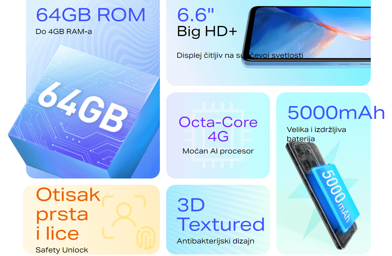 Infinix Smart 7 HD 2GB 64GB (crna)