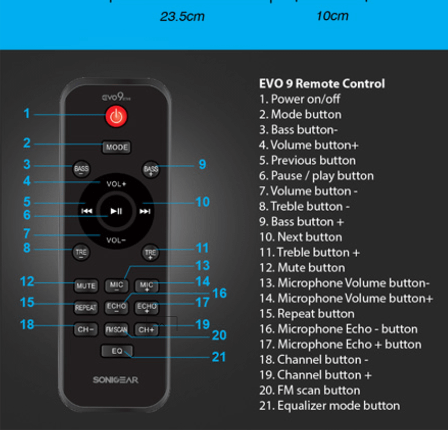 SONICGEAR EVO 9 PRO BTMI (2021)