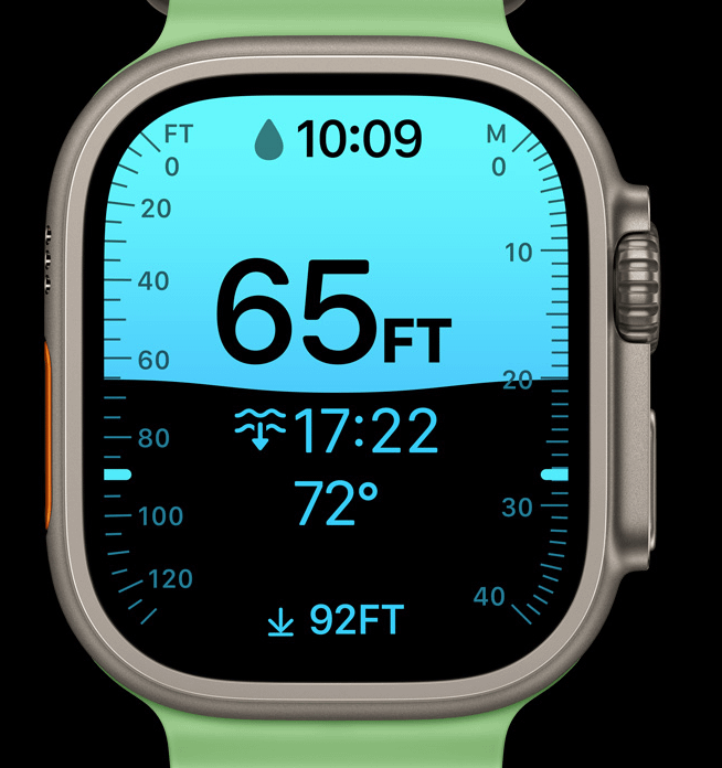 Apple Watch Ultra 3 Cellular 49mm Natural Titanium (Blue - Bright Blue Trail Loop) - M / L