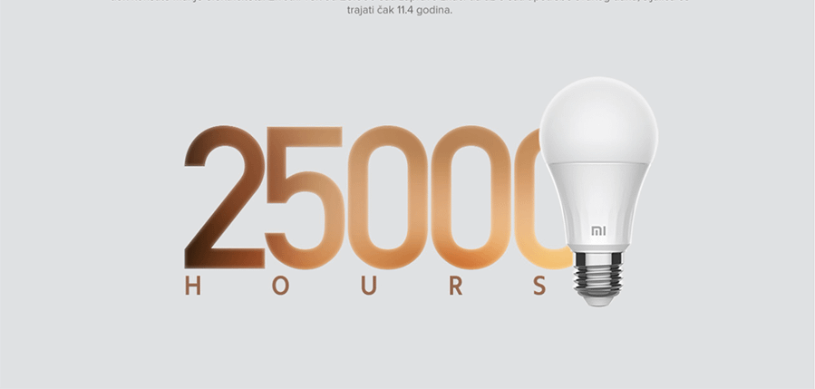 Xiaomi SMART BULB ( WARM WHITE)