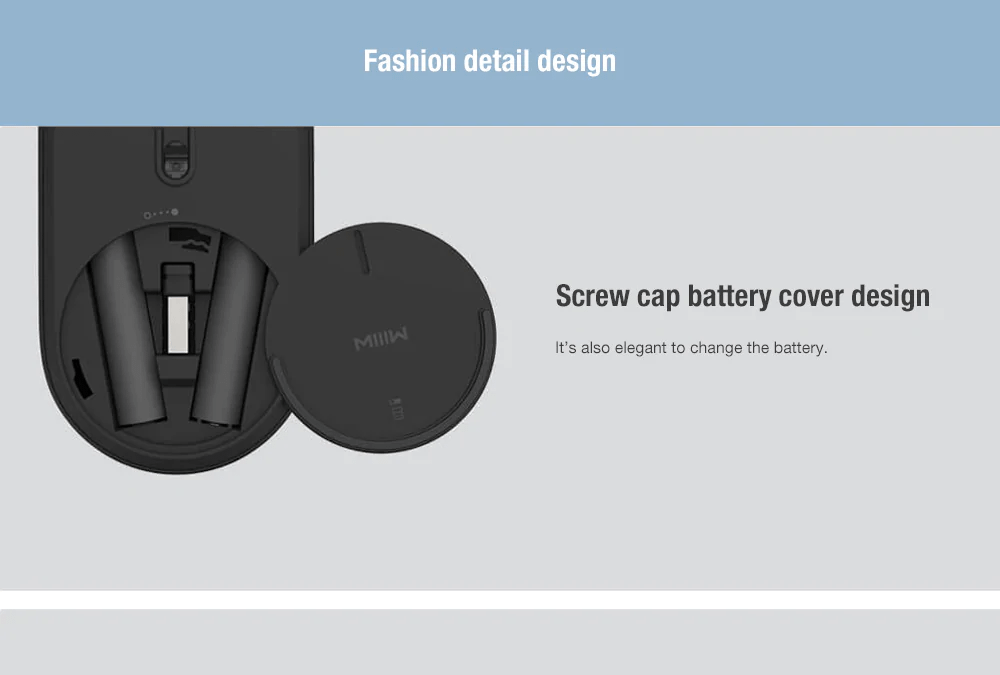 Xiaomi Mi DualMode Wireless Mouse Silent edition White