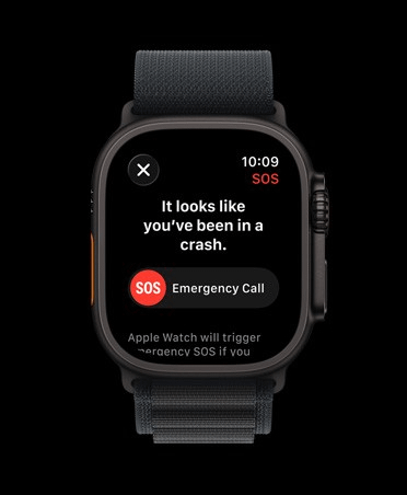 Apple Watch Ultra 3 Cellular 49mm Natural Titanium (Blue - Bright Blue Trail Loop) - M / L