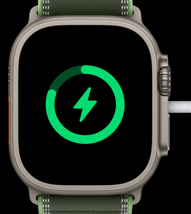 Apple Watch Ultra 3 Cellular 49mm Natural Titanium (Blue - Bright Blue Trail Loop) - M / L