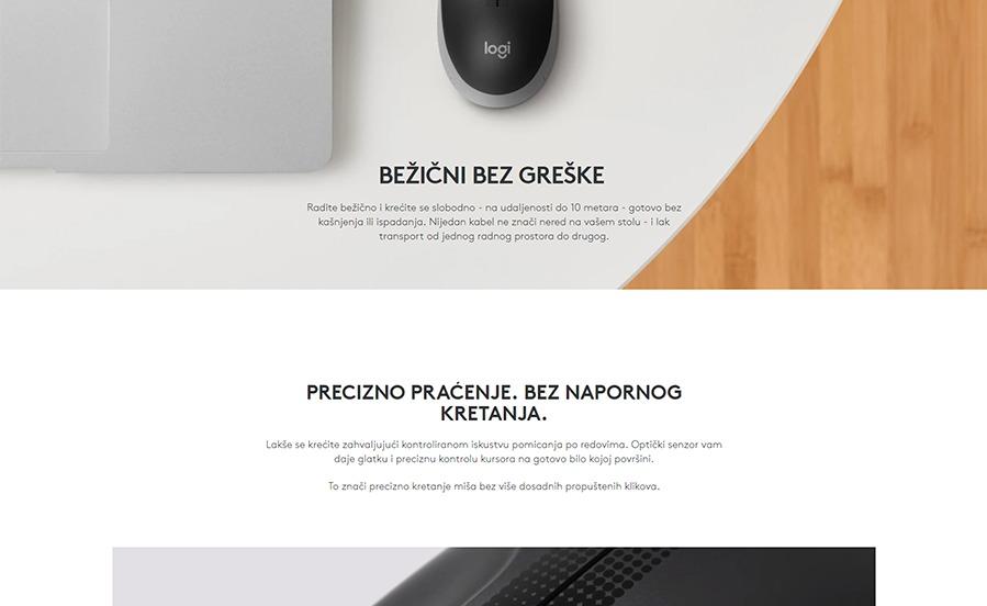 Logitech M190 crno/crveni