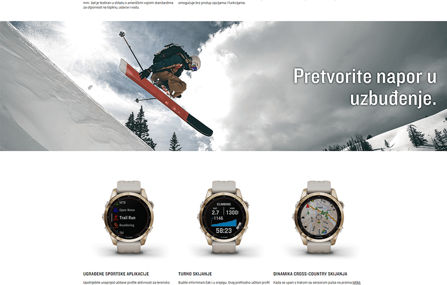 Garmin Fenix 7s Saphire Solar