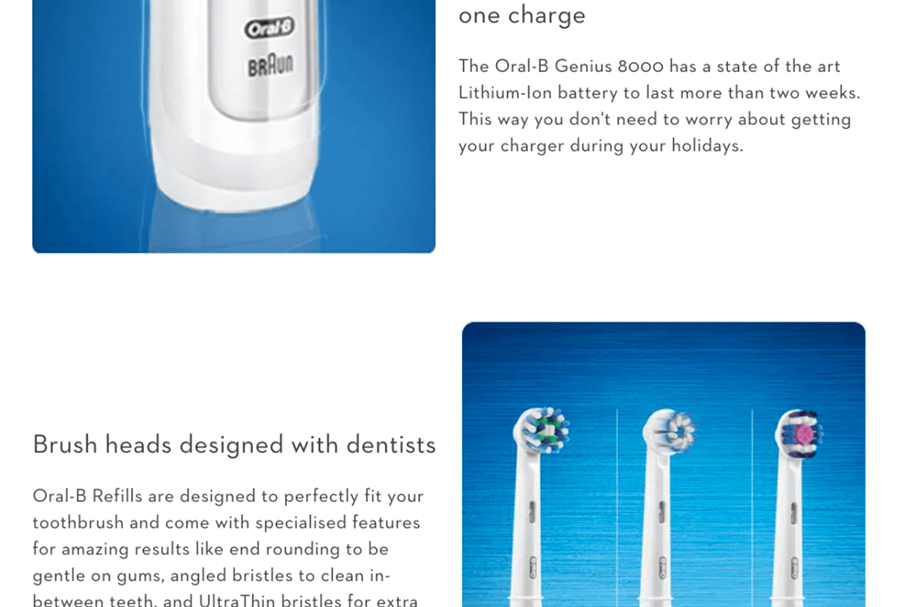 Oral B Power Toothbrush 8000