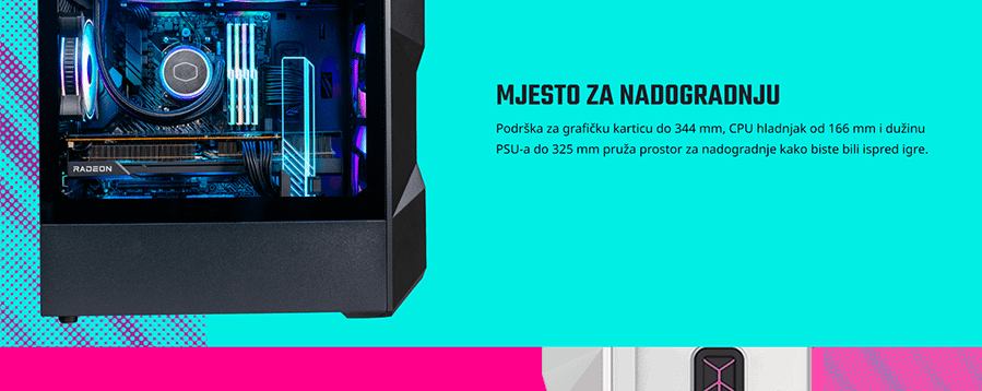 CoolerMaster MasterBox TD300 MESH (bijela)