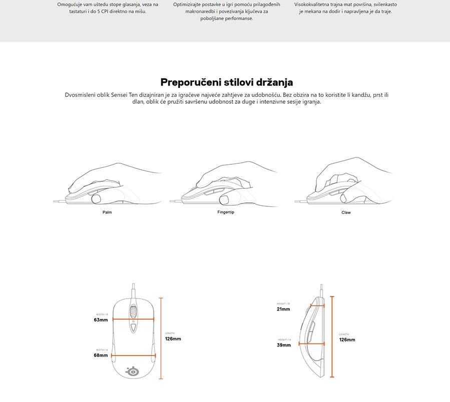 SteelSeries Sensei Ten