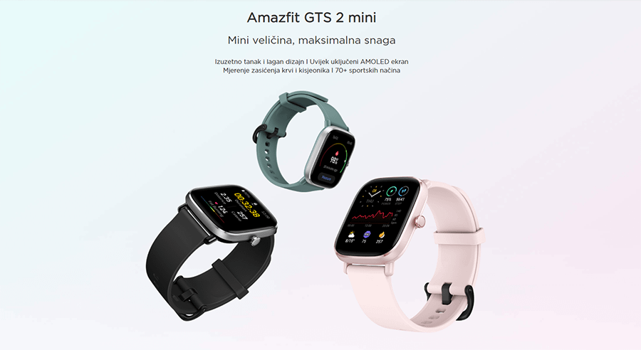 Xiaomi Amazfit GTS 2 mini Pink
