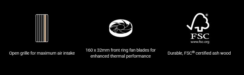 ProArt PA401 Wood TG PWM (Black) kućište