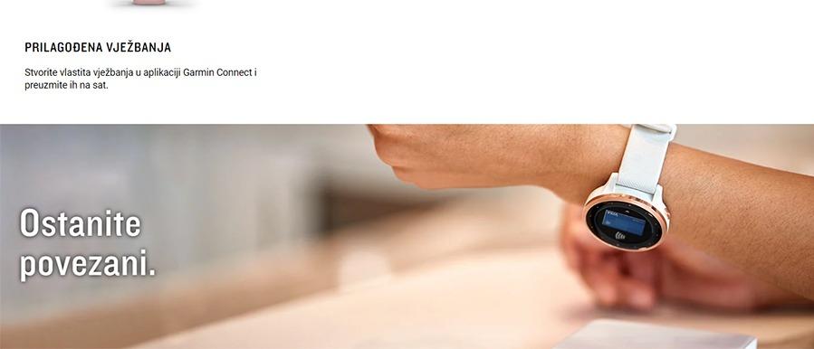 Garmin Vivoactive 4S Dust Rose / Light Gold