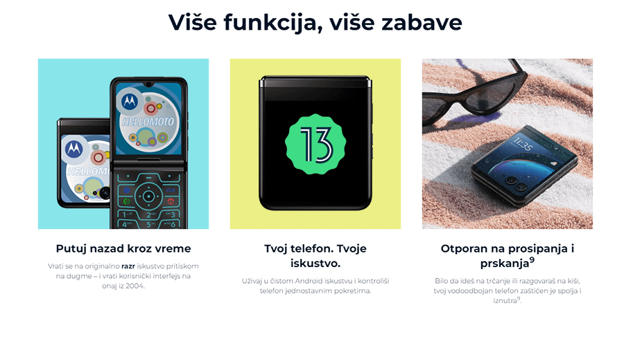 Motorola Moto razr 40 Ultra (Glacier Blue)