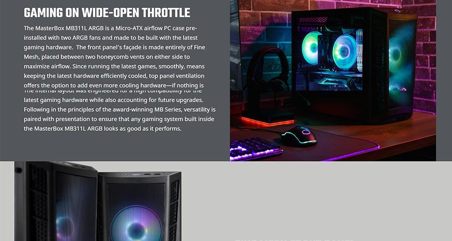 CoolerMaster MasterBox MB311L ARGB