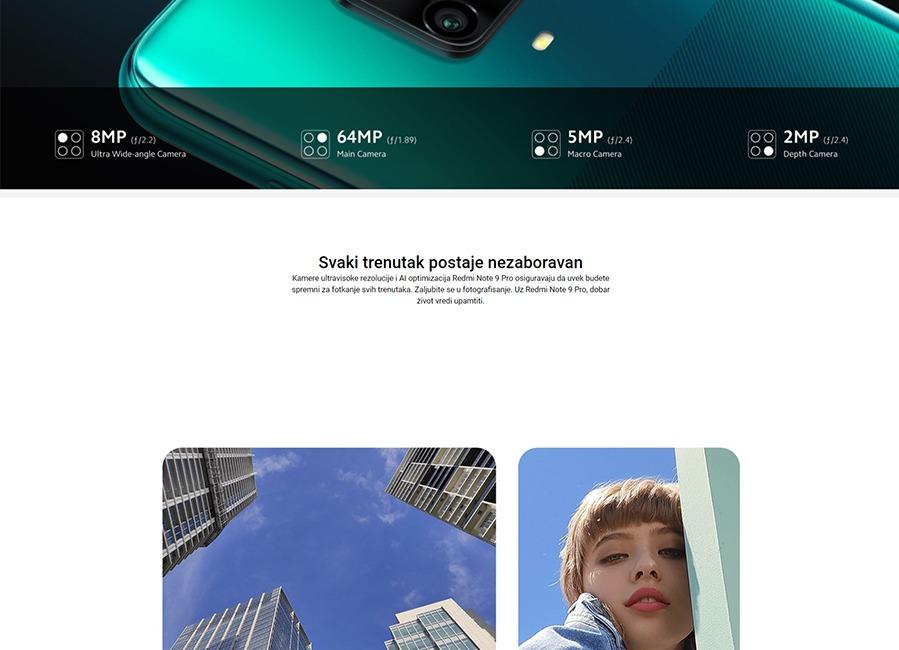 Xiaomi Redmi Note 9 Pro 6GB 128GB Tropical Green