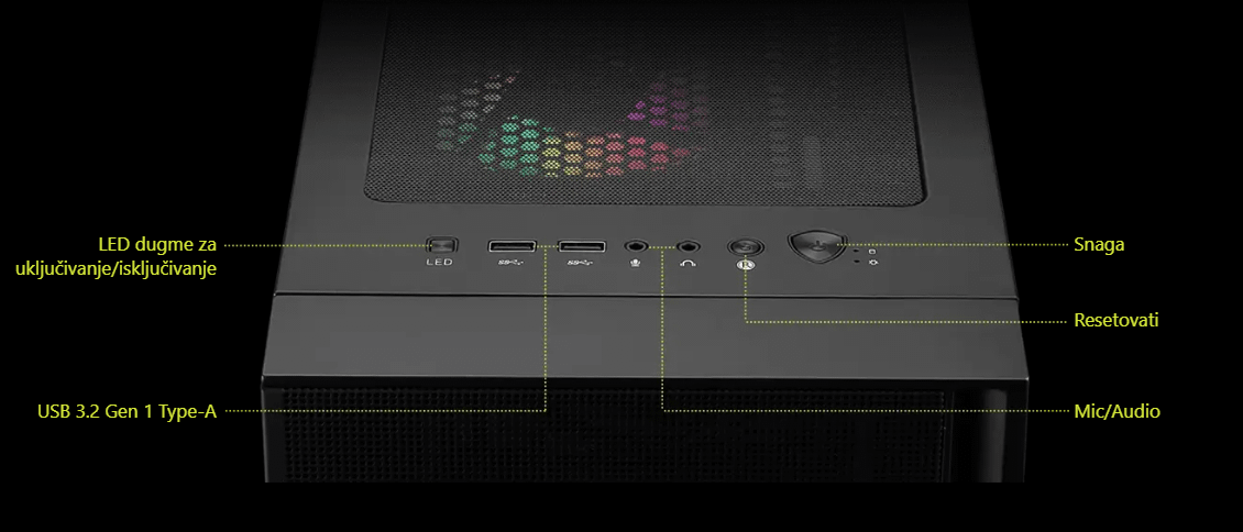 MSI MAG FORGE 120A AIRFLOW
