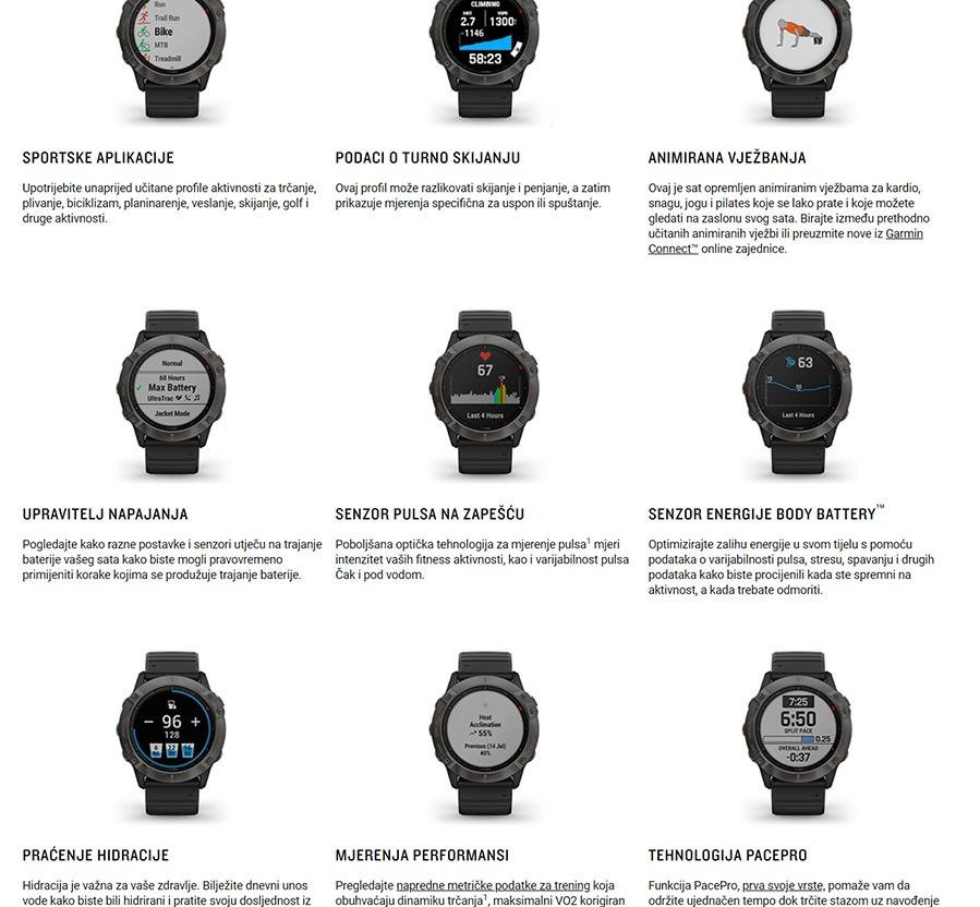 Garmin Fenix 6x PRO Black