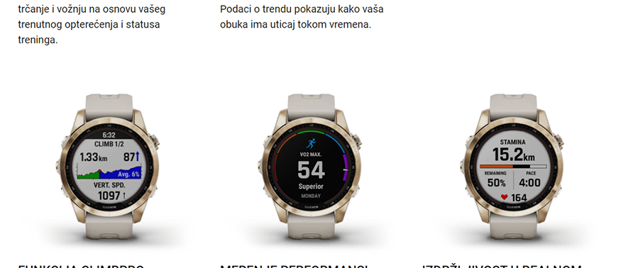 Garmin Fenix 7S Sapphire Solar Edition (Ružičasto-zlatni)